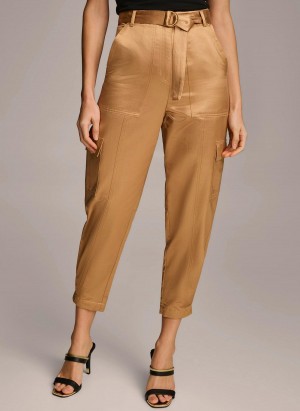 Copper Donna Karan Utility Pants | Israel_DK93360