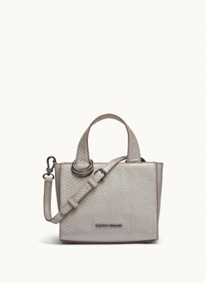 Cream Donna Karan Hewlett Crossbody Bag | Israel_DK57003