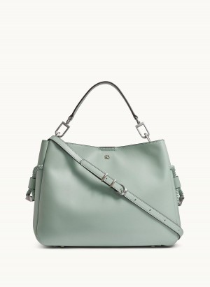 Light Green Donna Karan Bellerose Satchel | Israel_DK40026