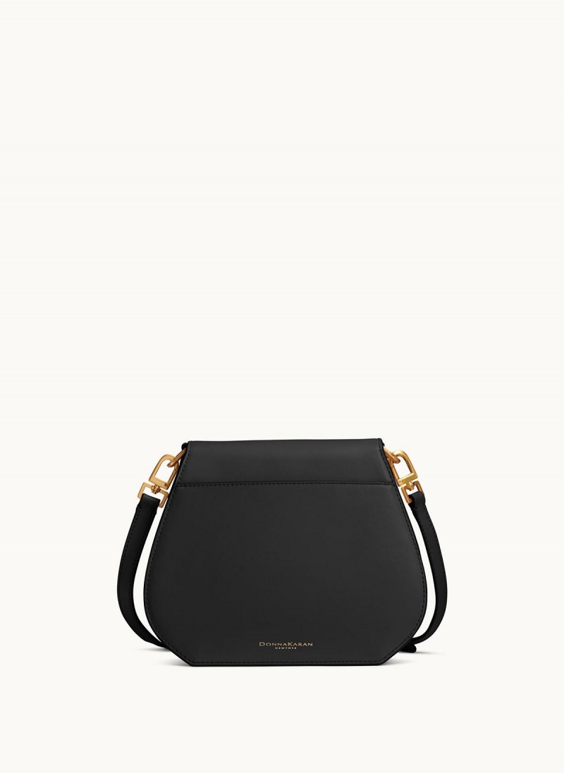 Black Donna Karan Bellerose Crossbody Bag | Israel_DK67024