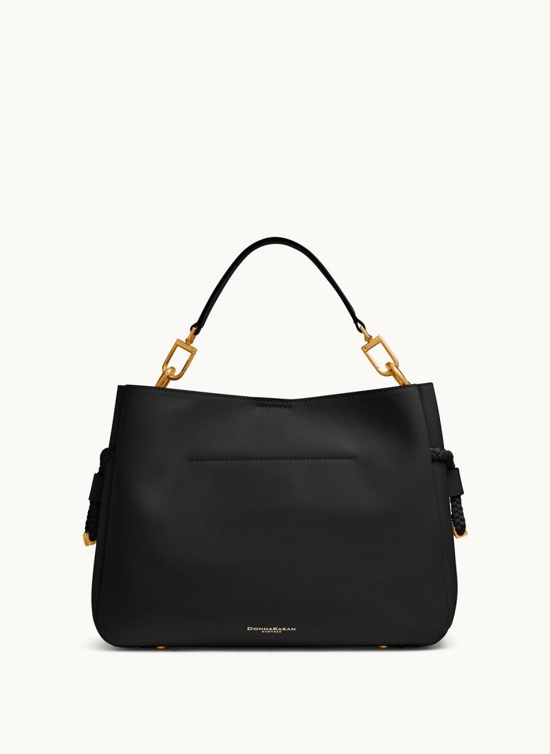 Black Donna Karan Bellerose Satchel | Israel_DK46050