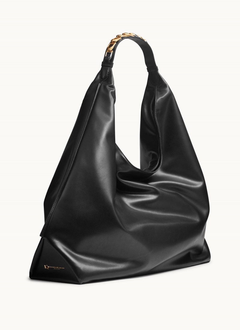 Black Donna Karan Bellmore Xl Hobo Bag | Israel_DK65555