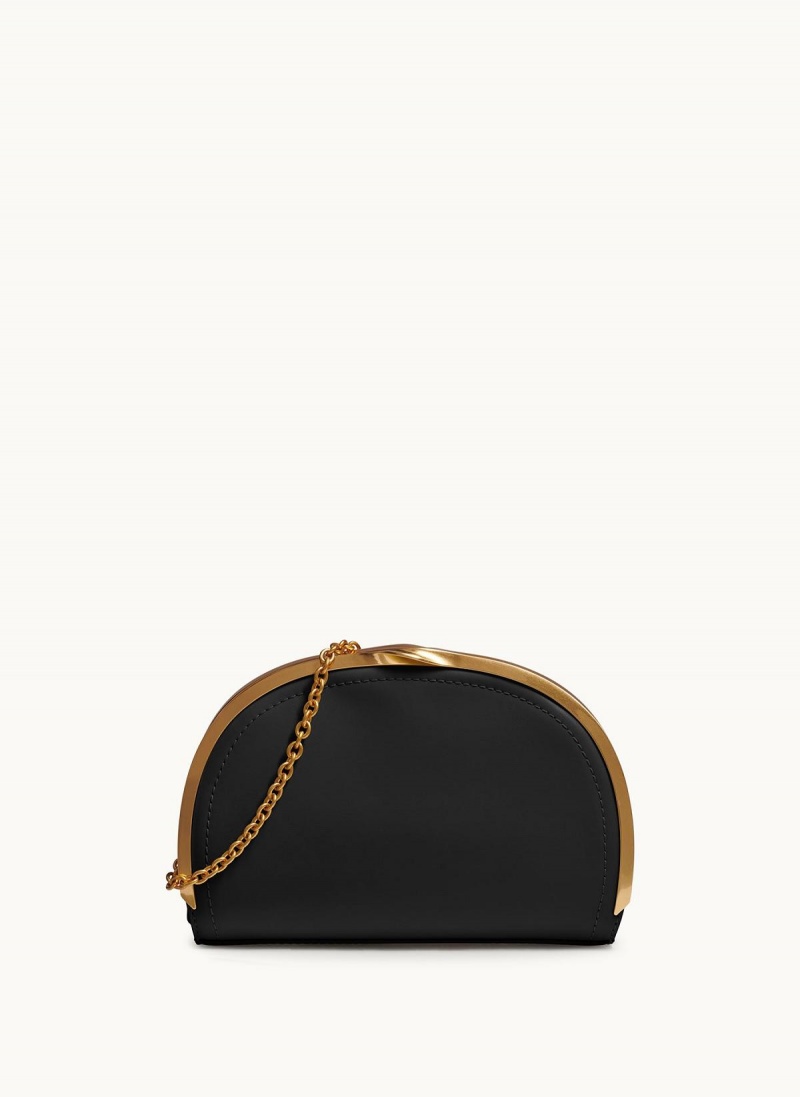 Black Donna Karan Lawrence Clutch Satchel | Israel_DK29978