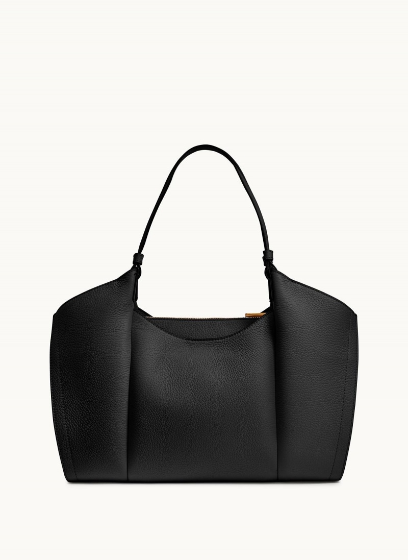 Black Donna Karan Wainscott Tote Bag | Israel_DK73388