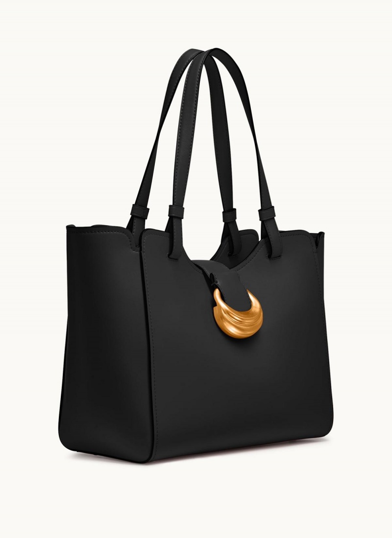 Black / Gold Donna Karan Valley Stream Tote Bag | Israel_DK55017