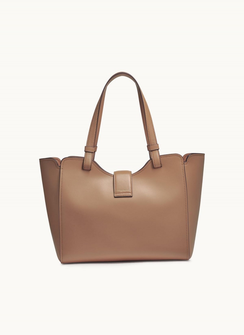 Brown Donna Karan Valley Stream Tote Bag | Israel_DK87304