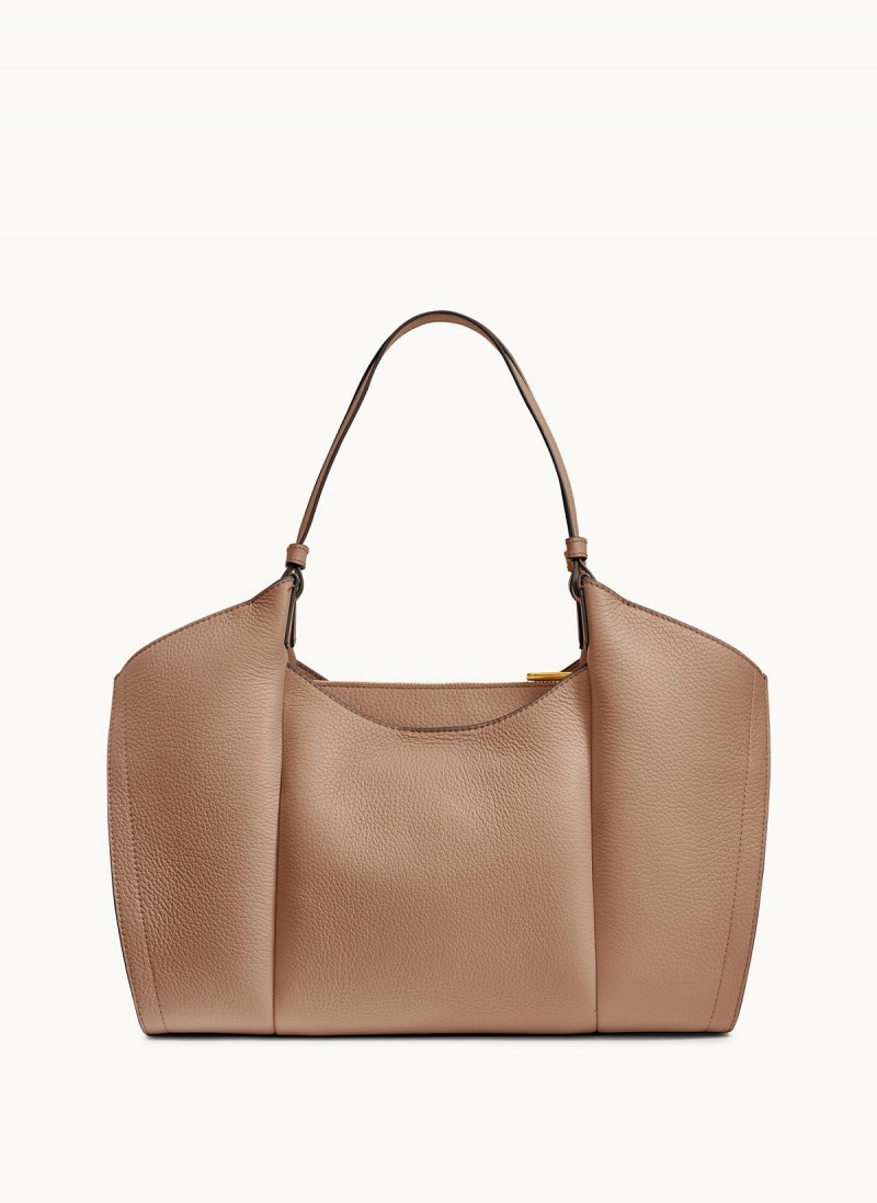 Brown Donna Karan Wainscott Tote Bag | Israel_DK53947