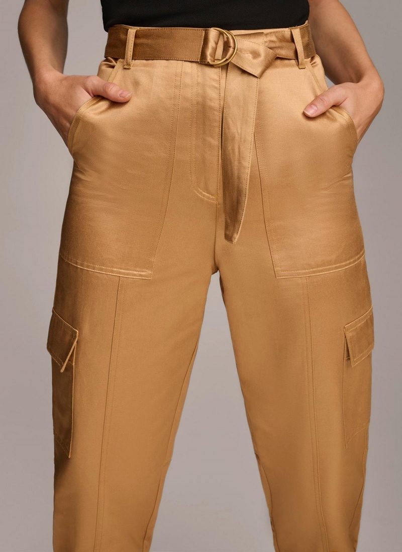 Copper Donna Karan Utility Pants | Israel_DK93360