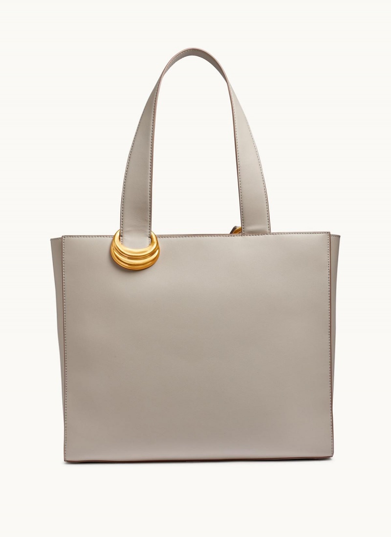 Cream Donna Karan Hewlett Tote Bag | Israel_DK77040