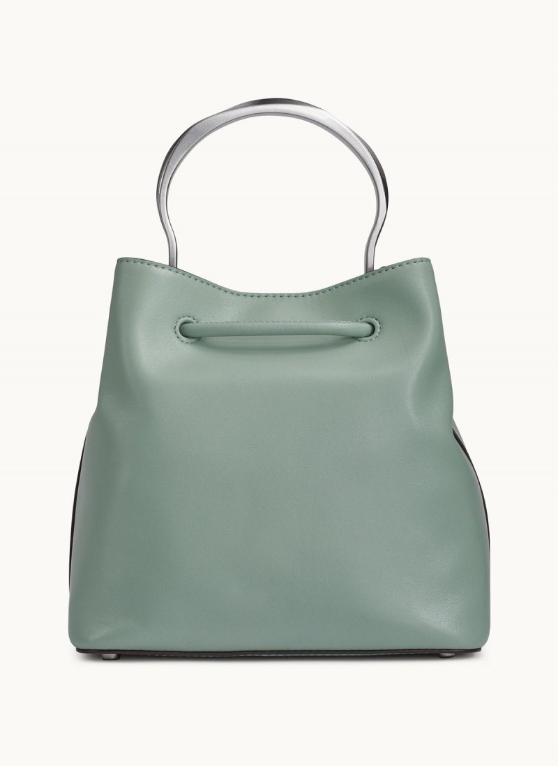 Green Donna Karan Lawrence Bucket Satchel | Israel_DK69331