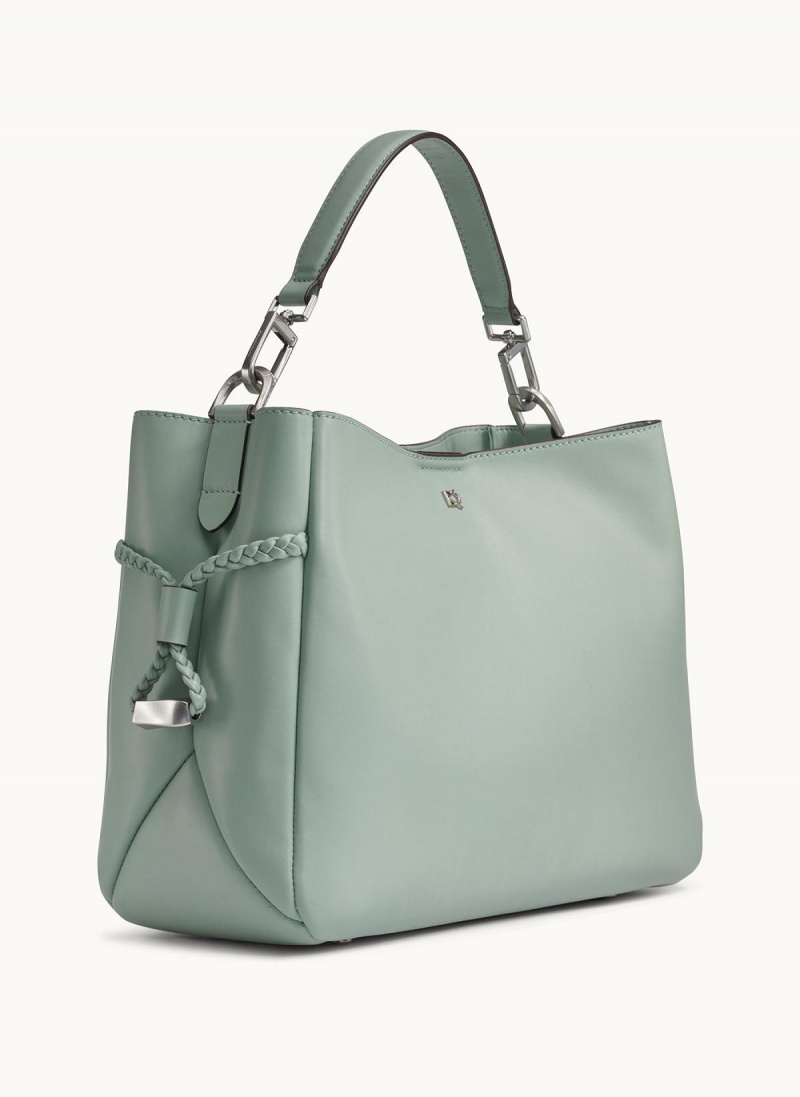 Light Green Donna Karan Bellerose Satchel | Israel_DK40026