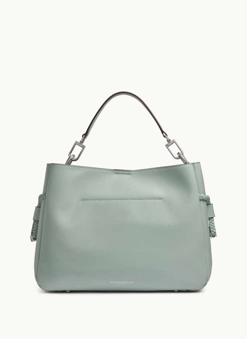 Light Green Donna Karan Bellerose Satchel | Israel_DK40026