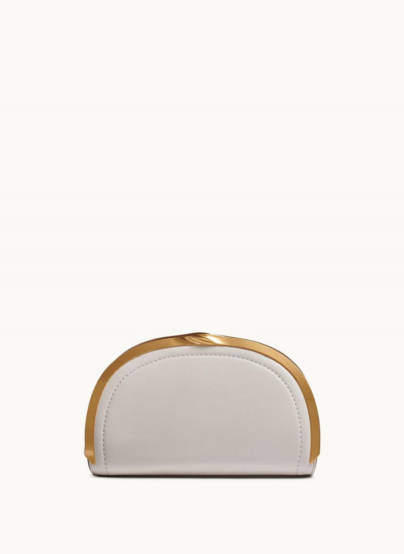 White Donna Karan Lawrence Clutch Satchel | Israel_DK32556