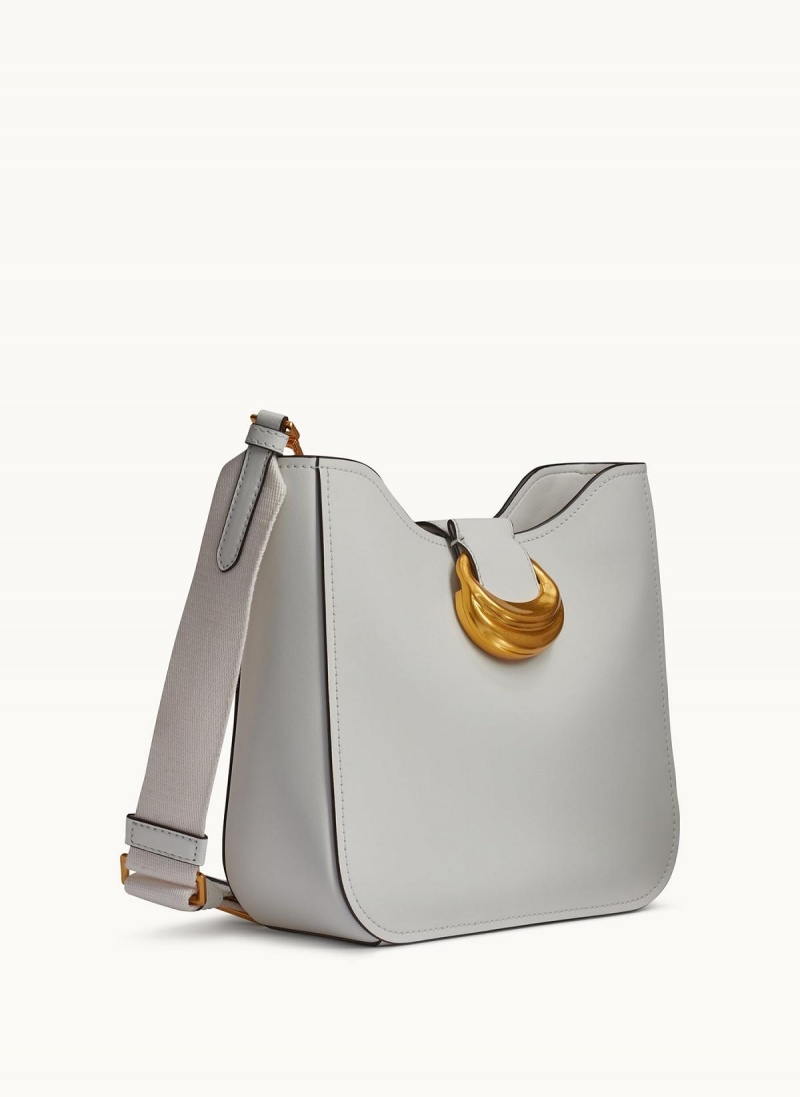 White Donna Karan Valley Stream Crossbody Bag | Israel_DK61688