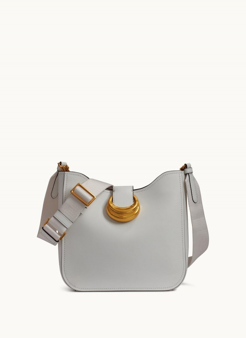 White Donna Karan Valley Stream Crossbody Bag | Israel_DK61688